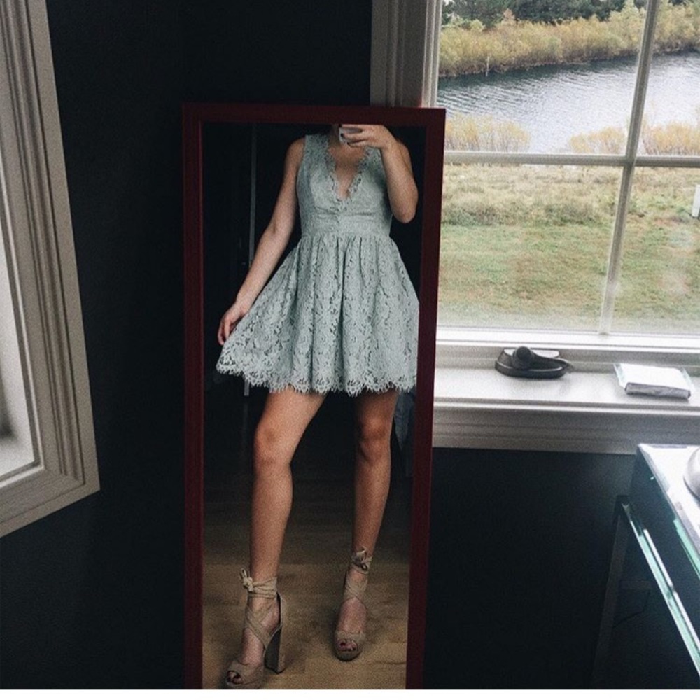Pastel Green Dress!